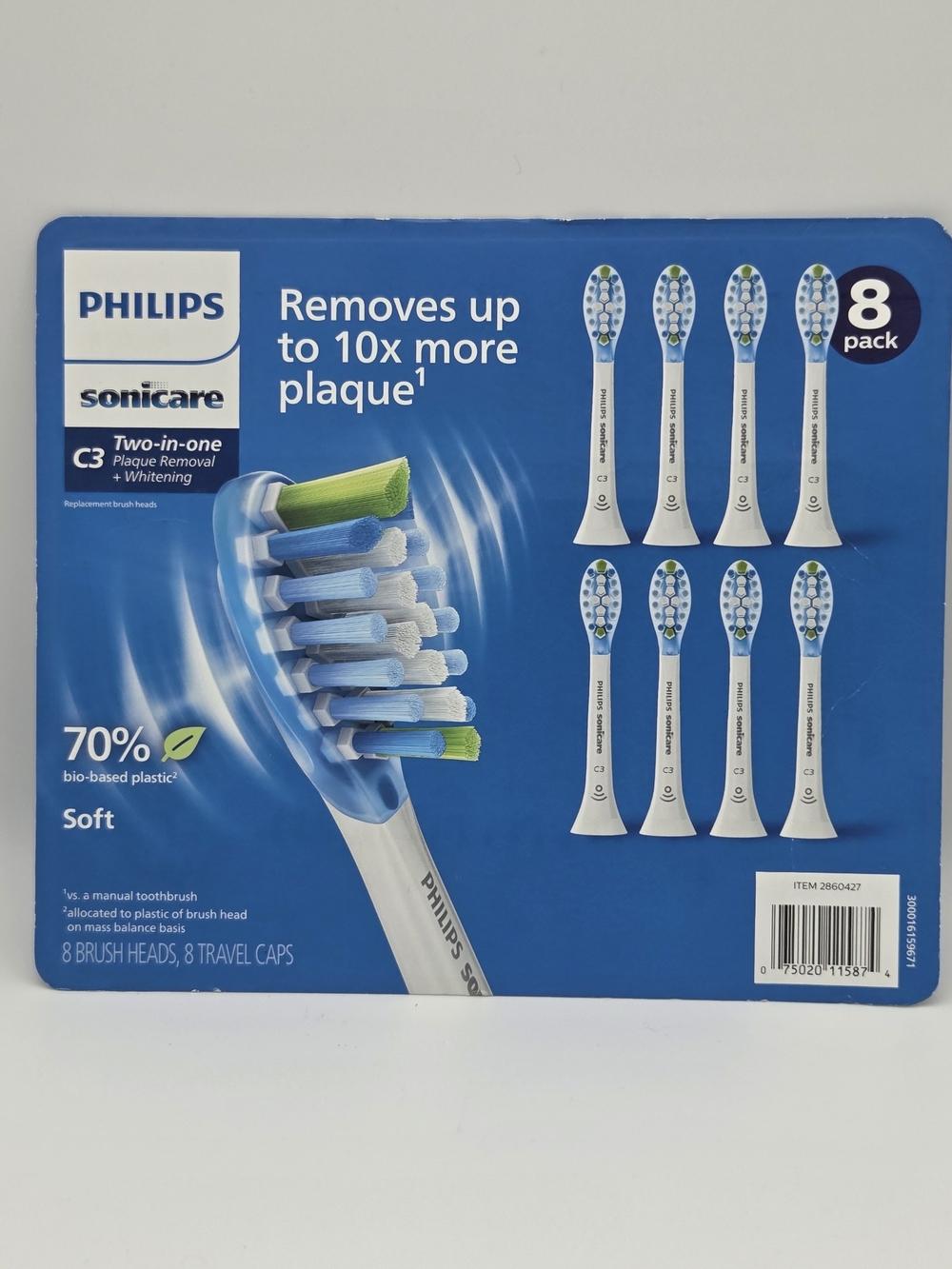 Philips Sonicare Brush Heads C3 Premium Plaque 8 Pack